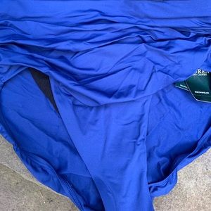 Cobalt blue bathing suit bottom